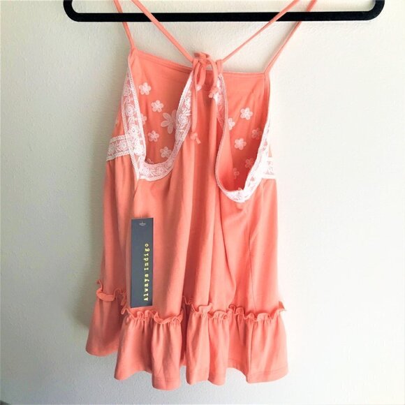NWT Always Indigo Swing Top Peach - Picture 2 of 2